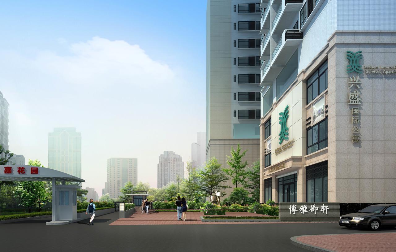 Xcellent International Serviced Apartment Guangzhou Luaran gambar
